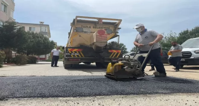 Tuzla Belediyesi alt yapı ve asfalt çalışmalarına hız verdi
