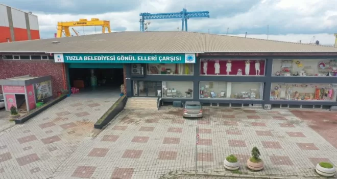 Tuzla’da ihtiyaç sahibi ailelerin çarşısı var
