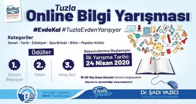 Tuzla’da online bilgi yarışması
