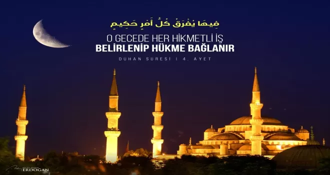 Cumhurbaşkanı Erdoğan’dan Berat Kandili mesajı