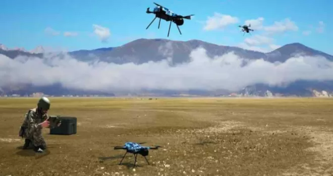 Teröristlerin korkulu rüyası kamikaze Mini İHA KARGU-2 güvenlik güçlerine teslim edildi