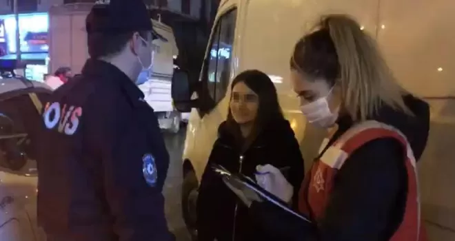 Bebek’te “bizi nereye kadar tutacaklar” diyen genç kıza 3 bin lira ceza