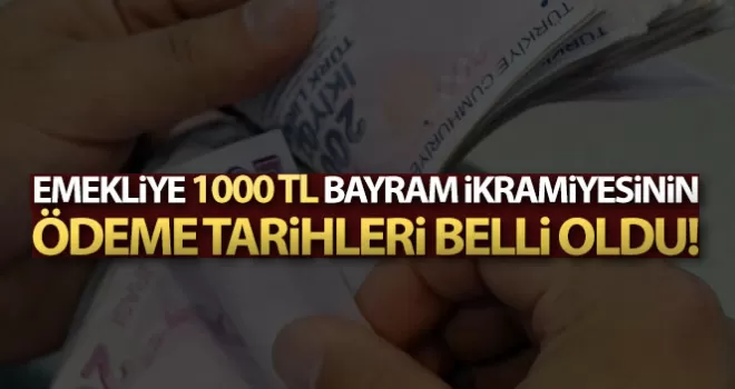 İkramiyesinin ödeme tarihleri belli oldu