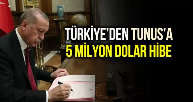 Türkiye'den Tunus'a 5 milyon dolarlık corona hibesi
