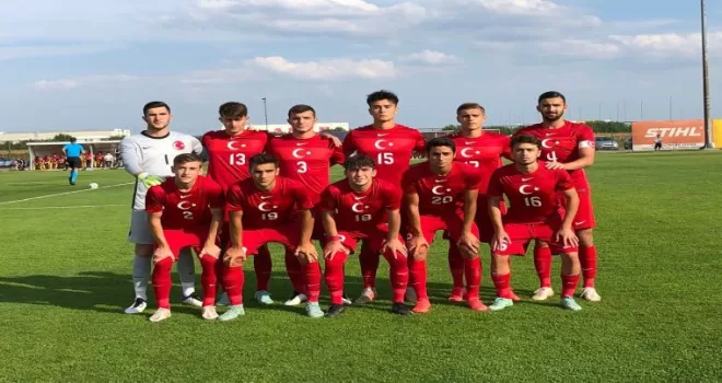 U19 Milli Futbol Takımı, Galler ile 2-2 berabere kaldı
