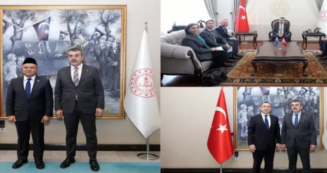 Üç ülkenin Ankara büyükelçileri MEB’de