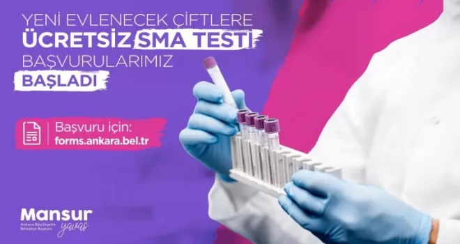 Ücretsiz SMA testi için başvuruları başladı
