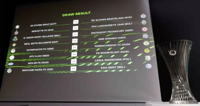 UEFA Avrupa Konferans Ligi’nde play-off turu eşleşmeleri belli oldu
