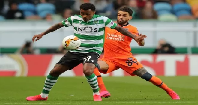 UEFA Avrupa Ligi: Sporting Lizbon: 2 - Medipol Başakşehir: 0 (İlk yarı)
