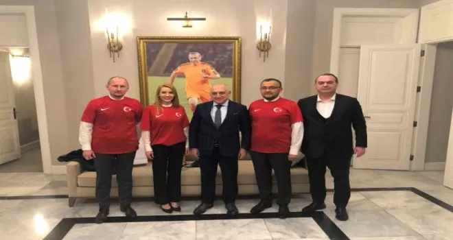 Ukrayna Büyükelçisi Bodnar’dan TFF Başkanı Mehmet Büyükekşi’ye Ziyaret
