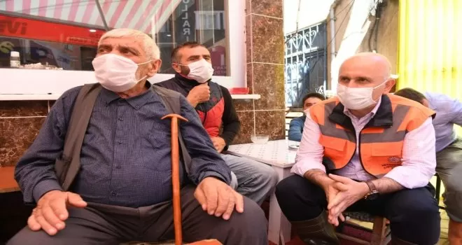 Ulaştırma ve Altyapı Bakanı Karaismailoğlu sel bölgesinde

