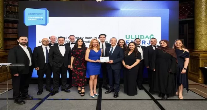 Uludağ Enerji Grubu’na uluslararası finansman ödülü