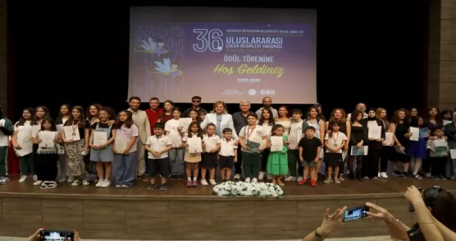 Uluslararası Çocuk Resimleri Yarışması’nda ödüller dağıtıldı