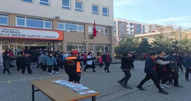 Ümraniye’de deprem sonrası Afet Farkındalık Eğitimi’nde yüzde 600 artış
