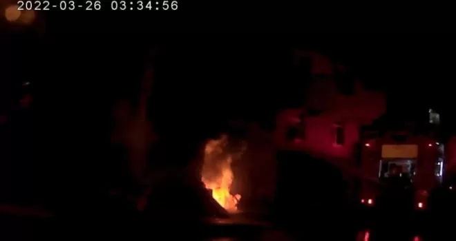 Ümraniye’de doğal gaz kutusunda korkutan patlama
