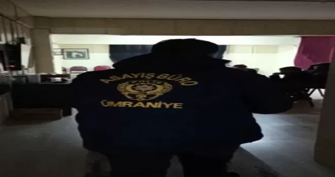 Ümraniye’de yasağa rağmen açık olan kıraathaneye baskın
