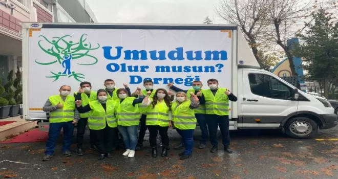Umudum Olur Musun Derneği yardımlarına büyük bir hızla devam ediyor
