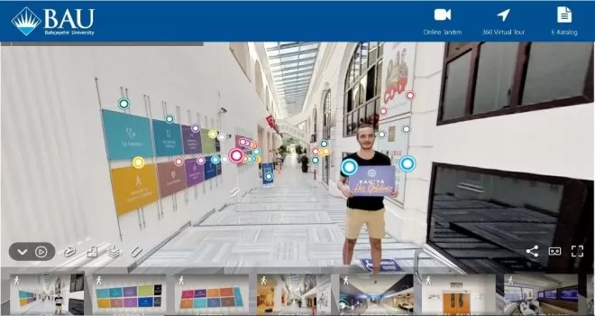 Üniversite adayı öğrencilere 360 derece sanal tur imkanı

