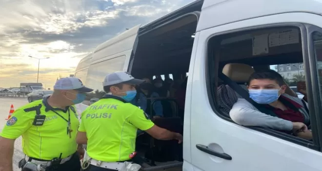 Üsküdar’da öğrenci servislerine denetim
