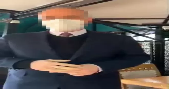Üsküdar’da restoranda  ‘fazla yakınlaşmayın tartışması’ kamerada
