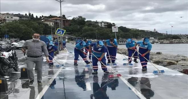 Üsküdar sahil hattında artık çekirdek yemek yasak
