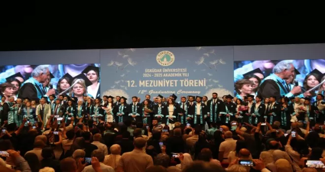 Üsküdar Üniversitesi, ilk hekimlerini gururla uğurladı