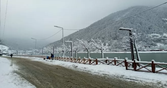 Uzungöl’den kar manzaraları
