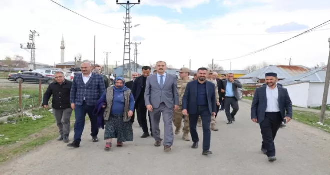Vali Bozkurt köy köy dolaşıyor