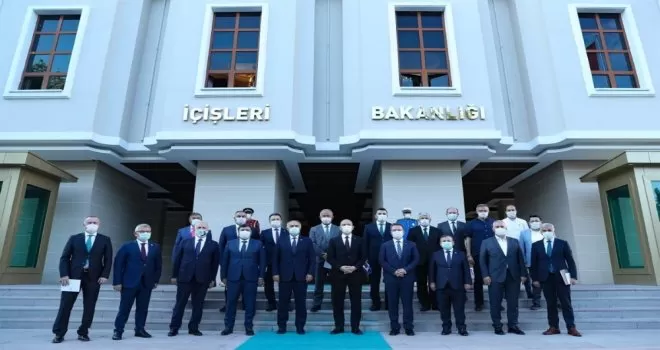 Vali Ünlü, İçişleri Bakanı Soylu ile görüştü
