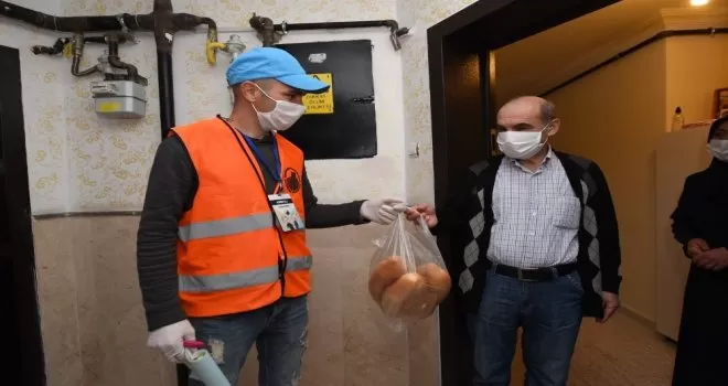 Vatandaş evde kaldı, Altındağ Belediyesi yardıma koştu
