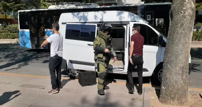 Yargıtay önüne bırakılan şüpheli çantadan laptop çıktı
