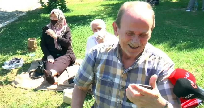 Yaşlı bazı vatandaşlar ilk kez görüntülü görüştü
