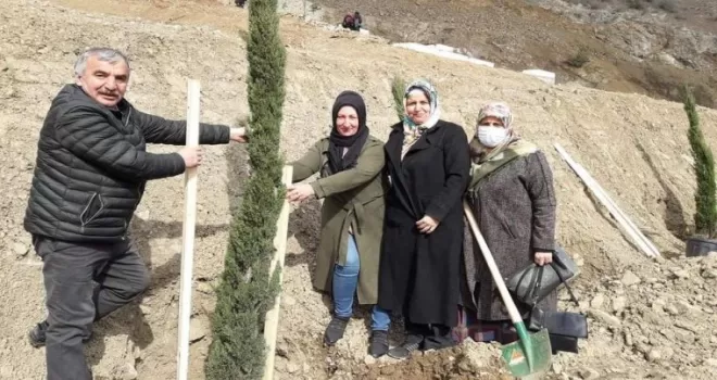 Yeni Yusufeli kadınların eliyle yeşilleniyor
