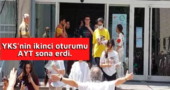 YKS’nin ikinci oturumu AYT sona erdi