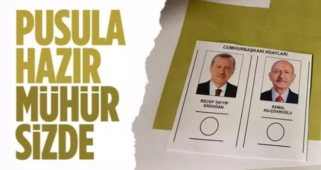 YSK, 28 Mayıs seçimi için oy pusulasını kamuoyuna sundu!