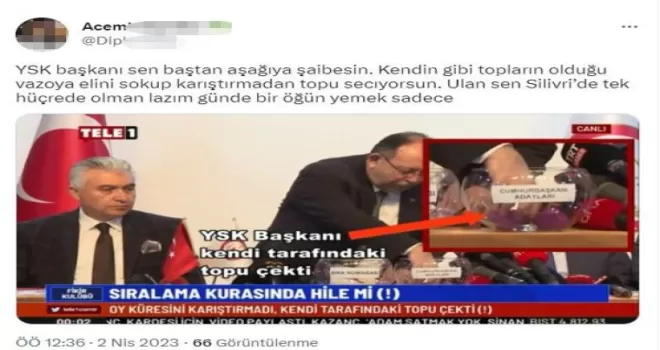 YSK üyelerini hedef gösteren paylaşımlara ilişkin soruşturma
