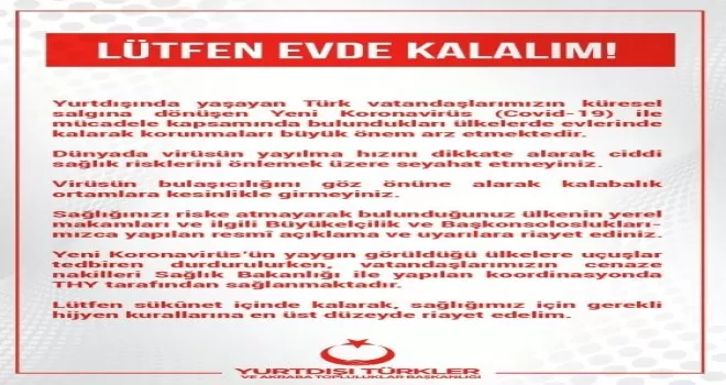 YTB’den çağrı!