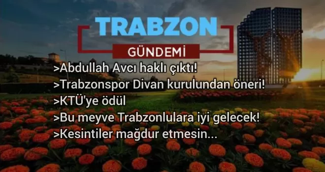 Trabzon Gündemi - 24.12.2020