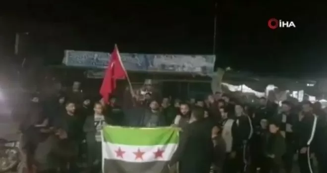 İdlib'te halk, TSK'ya destek gösterisi düzenledi