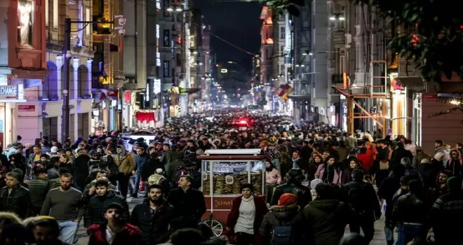 İstiklal Caddesi’nde hareketli dakikalar