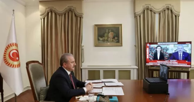 TBMM Başkanı Şentop, CHP Sözcüsü Öztrak’a cevap verdi