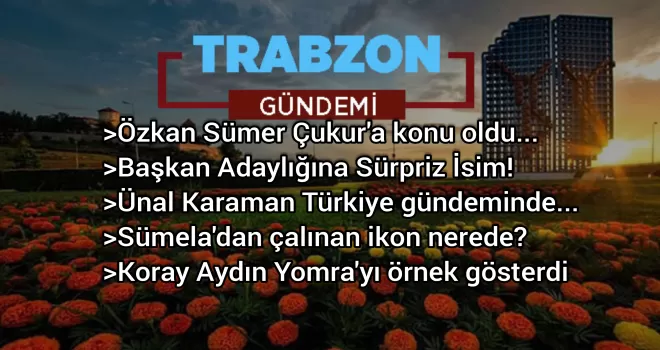 Trabzon Gündemi - 29.12.2020