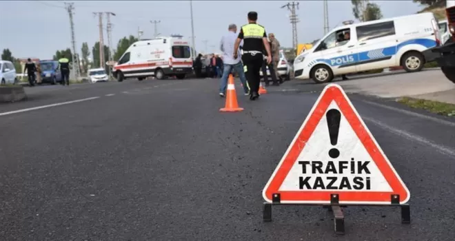 Trafik kazası sayısı yüzde 5 azaldı
