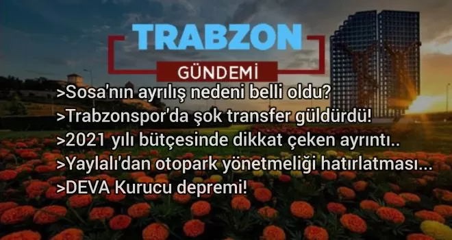 Trabzon Gündemi - 19.12.2020