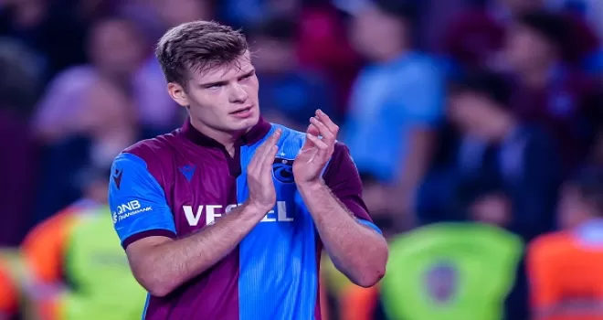Bakan Kasapoğlu, Alexander Sörloth ile görüştü