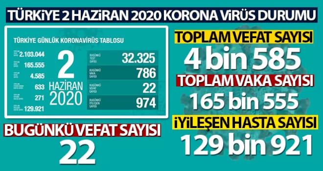  Korana virüsten hayatını kaybedenlerin sayısı azalıyor!