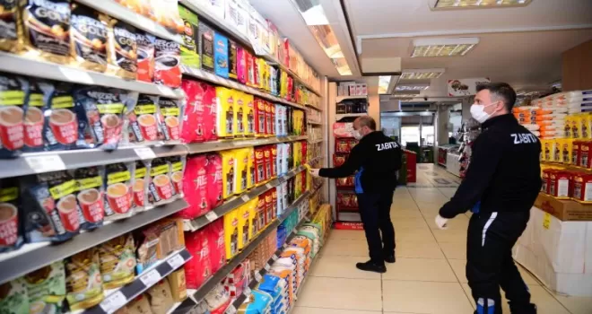 Zabıta marketleri mercek altına aldı
