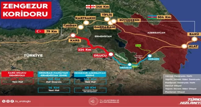 Zengezur Koridoru’nda tarihi adım