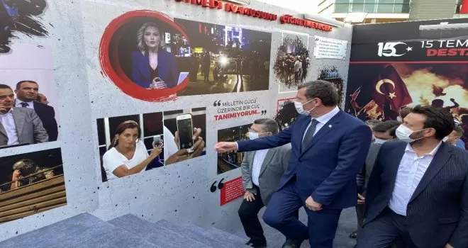 Zeytinburnu’nda 15 Temmuz fotoğraf sergisi açıldı

