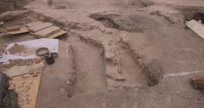 Zeytinburnu’nda arkeolojik çalışmalarda ’sandık’ tipi mezar bulundu
